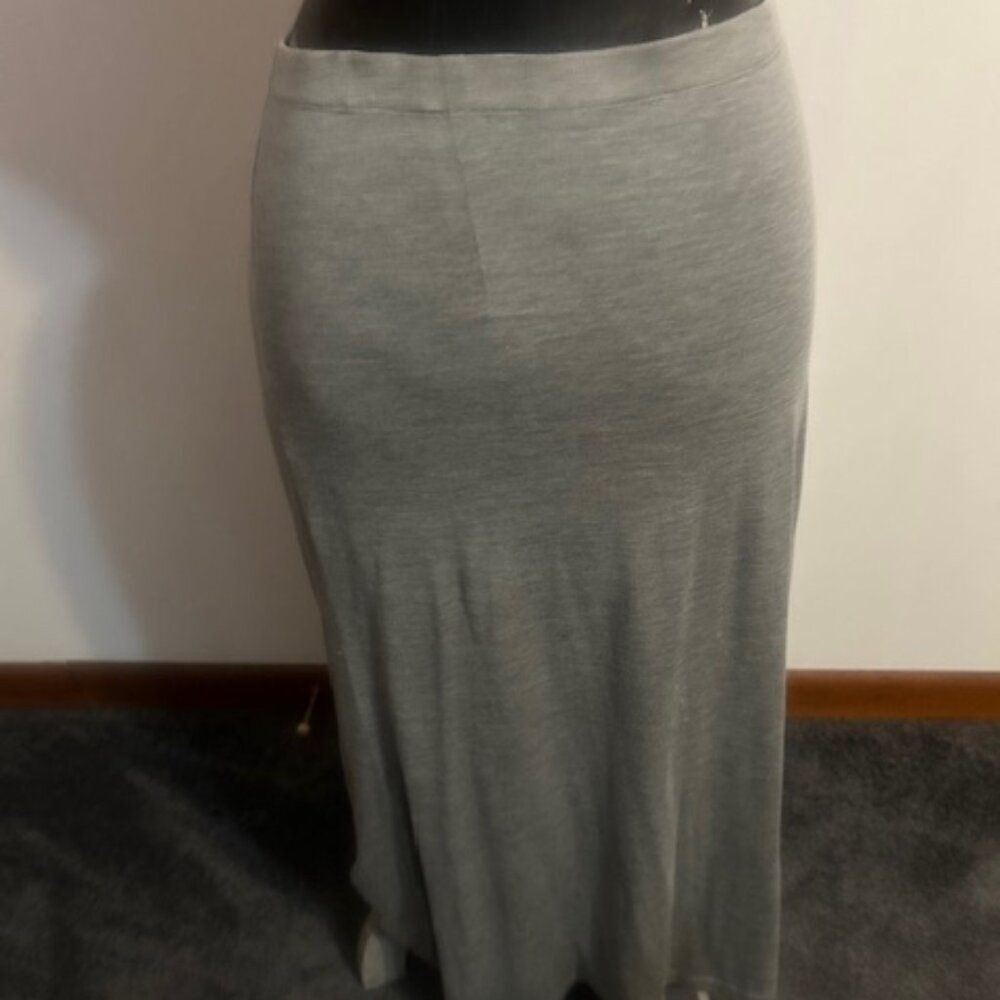 Eileen Fisher Gray Silk blend skirt, size PL